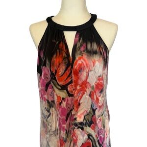 Elie Tahari Multicolor Floral Tank Top